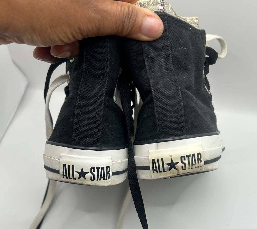 Converse Chuck Taylor All Star Double Tongue Layer Up Graffiti High Top Sneakers - Picture 5 of 8
